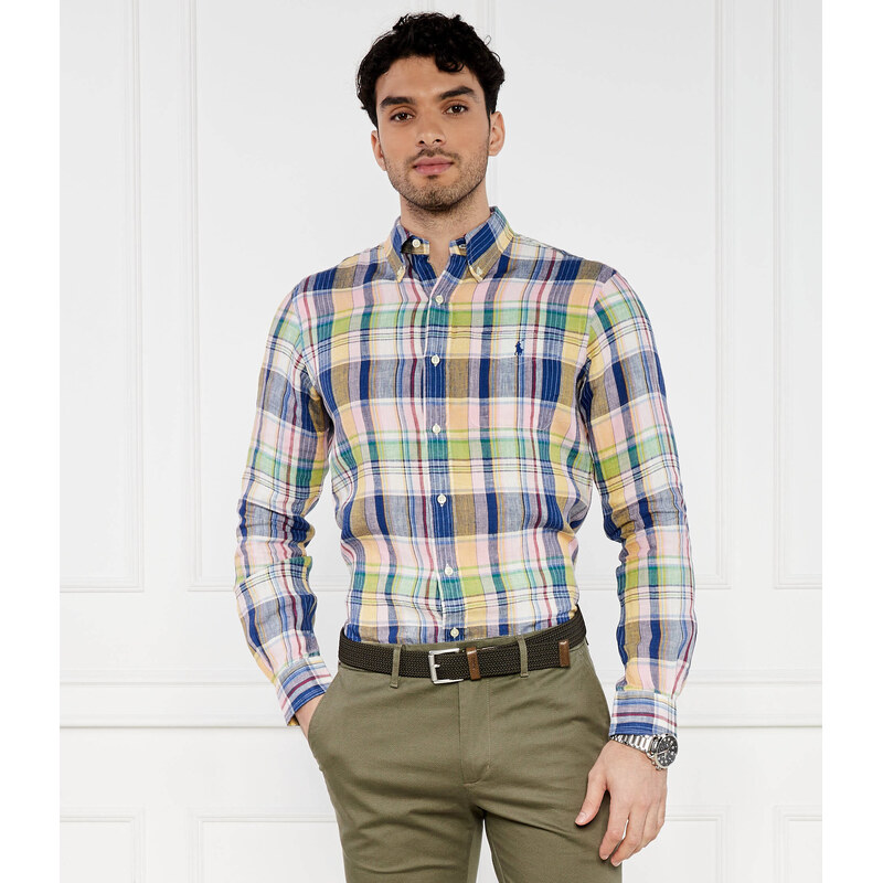 POLO RALPH LAUREN Lněná košile | Custom fit