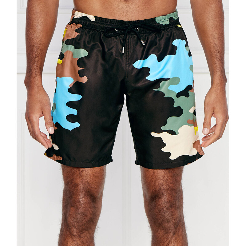 Plein Sport Koupací šortky Camouflage | Regular Fit