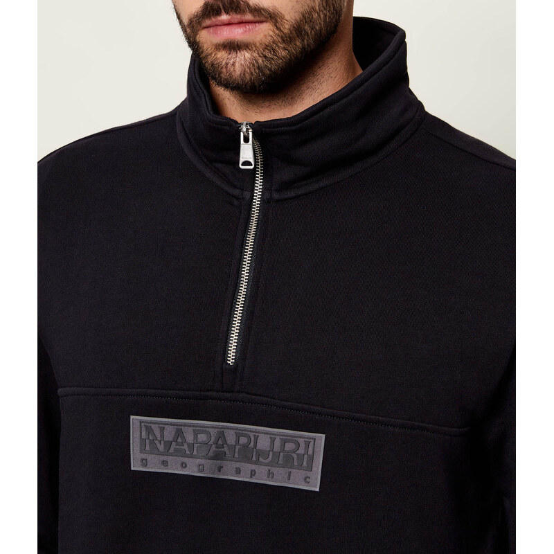 Napapijri Mikina B-BOX LOGO HZ | Relaxed fit
