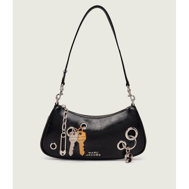 Marc Jacobs Kožená kabelka na rameno The Grommet Charm