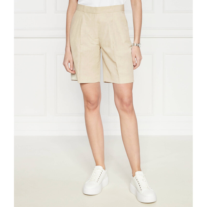 Calvin Klein Lněné šortky | regular fit