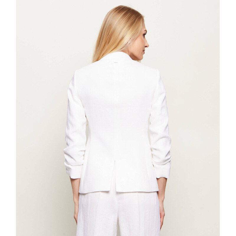 BOSS BLACK Lněná sako Jia8 | Slim Fit
