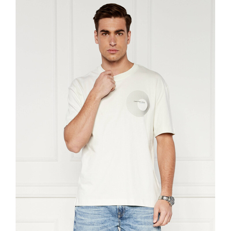 Calvin Klein Jeans Tričko CIRCLE FREQUENCY | Regular Fit