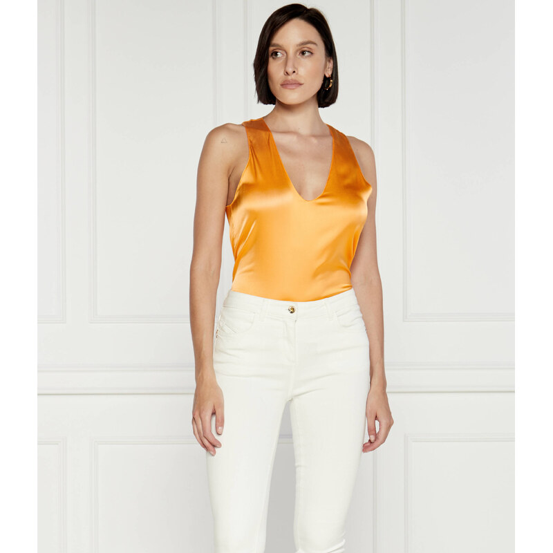 Patrizia Pepe Saténový top | Regular Fit