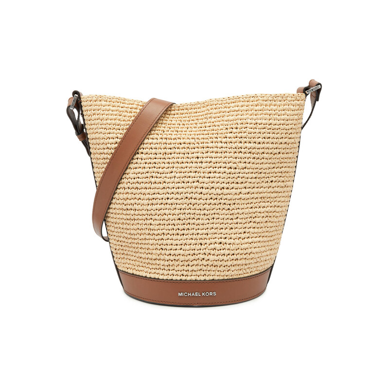 Michael Kors Kabelka na rameno BUCKET s přídavkem kůže
