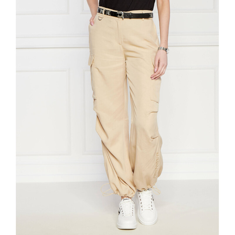 Karl Lagerfeld Kapsáče | Relaxed fit přidáním lnu