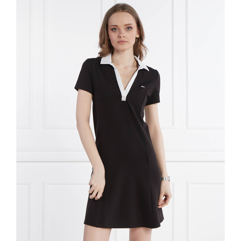 Tommy Jeans Šaty CONTRAST VPOLO 99951193