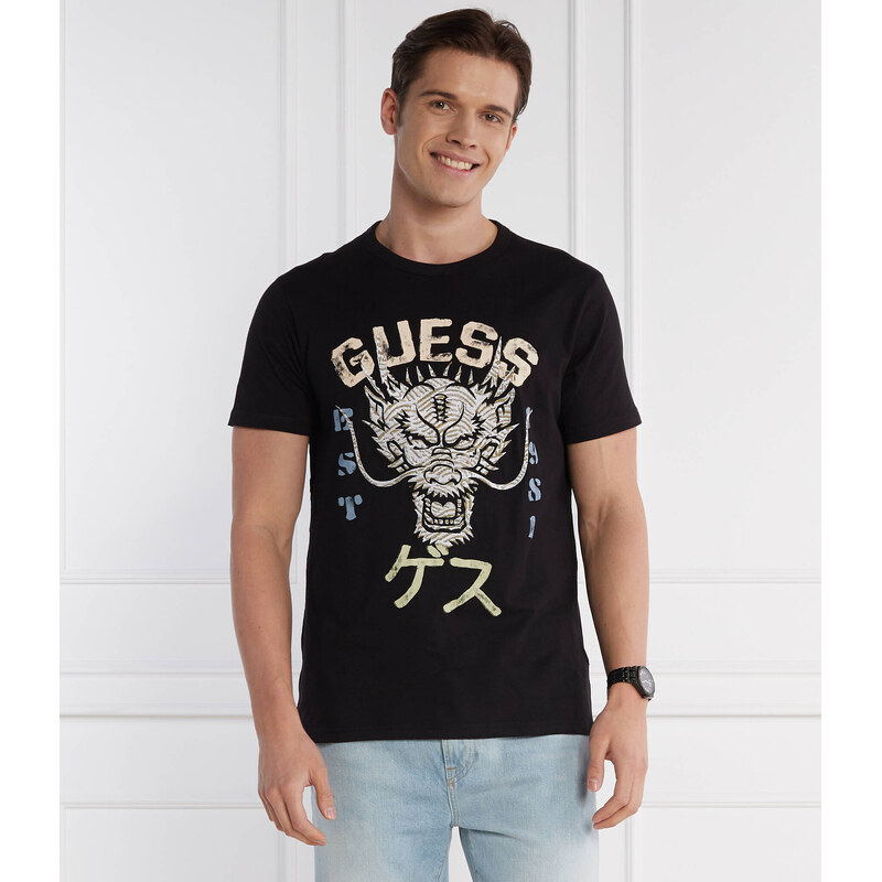 GUESS Tričko DRAGON | Regular Fit
