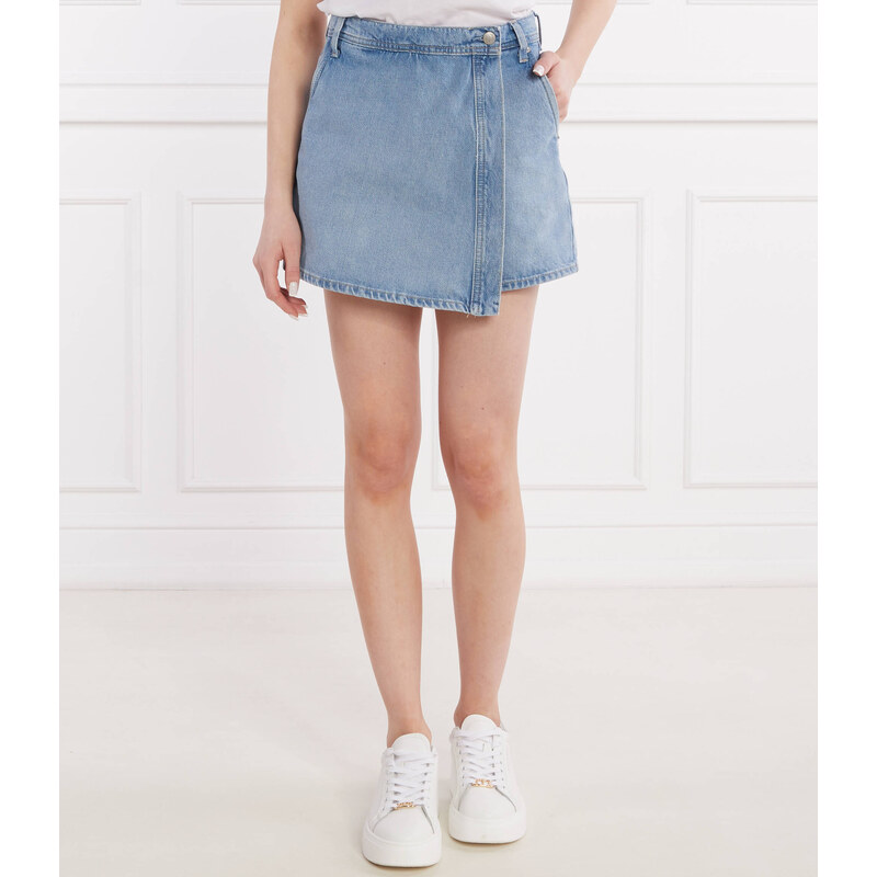 Pepe Jeans London Džínové kalhotová sukně