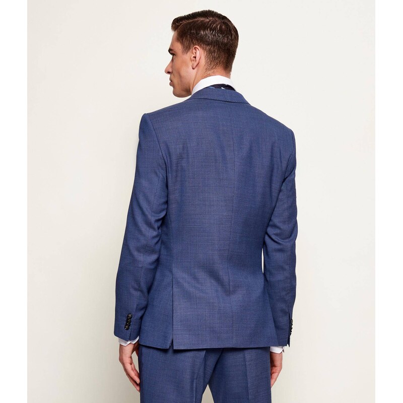 BOSS BLACK Oblek H-Huge-2Pcs-253 | Slim Fit | s příměsí vlny