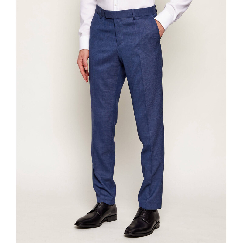 BOSS BLACK Oblek H-Huge-2Pcs-253 | Slim Fit | s příměsí vlny