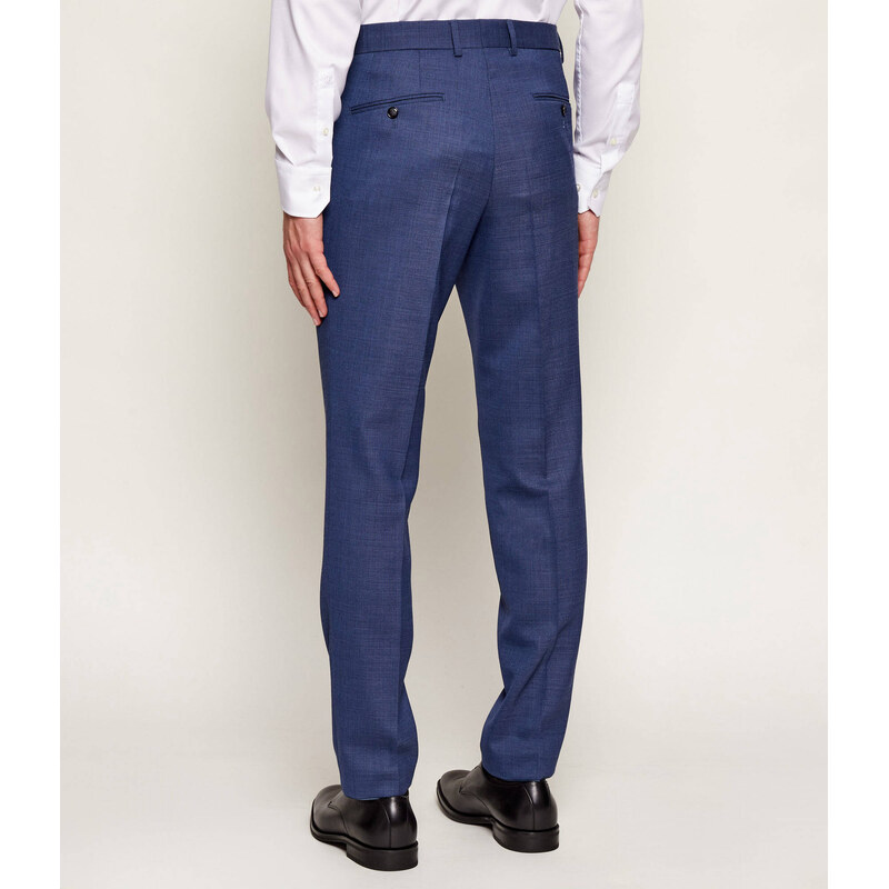 BOSS BLACK Oblek H-Huge-2Pcs-253 | Slim Fit | s příměsí vlny