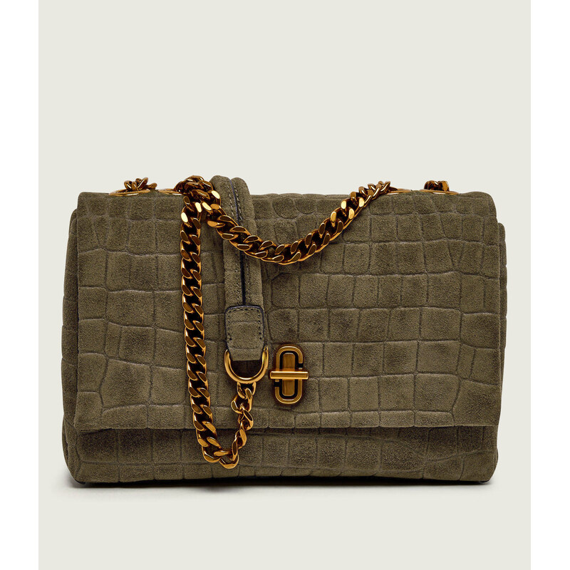 Marc Jacobs Kabelka na rameno THE CROC SLIM DUAL | semiš