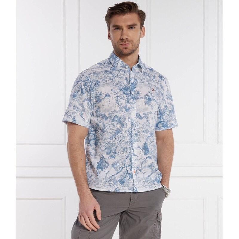 Napapijri Košile G-RONGE SS AOP | Regular Fit