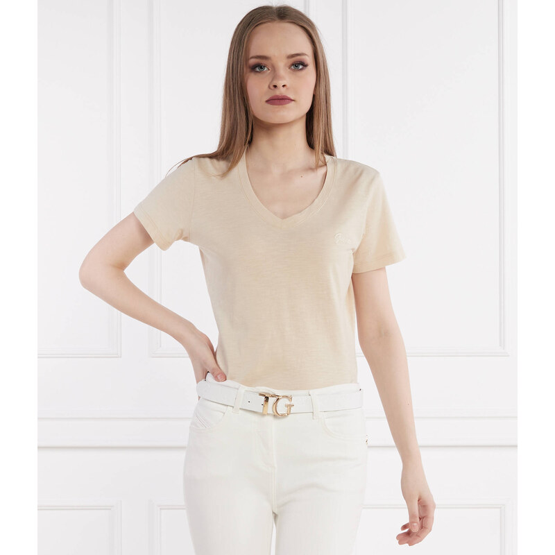 GUESS Tričko SS VN SLUBBY | Regular Fit