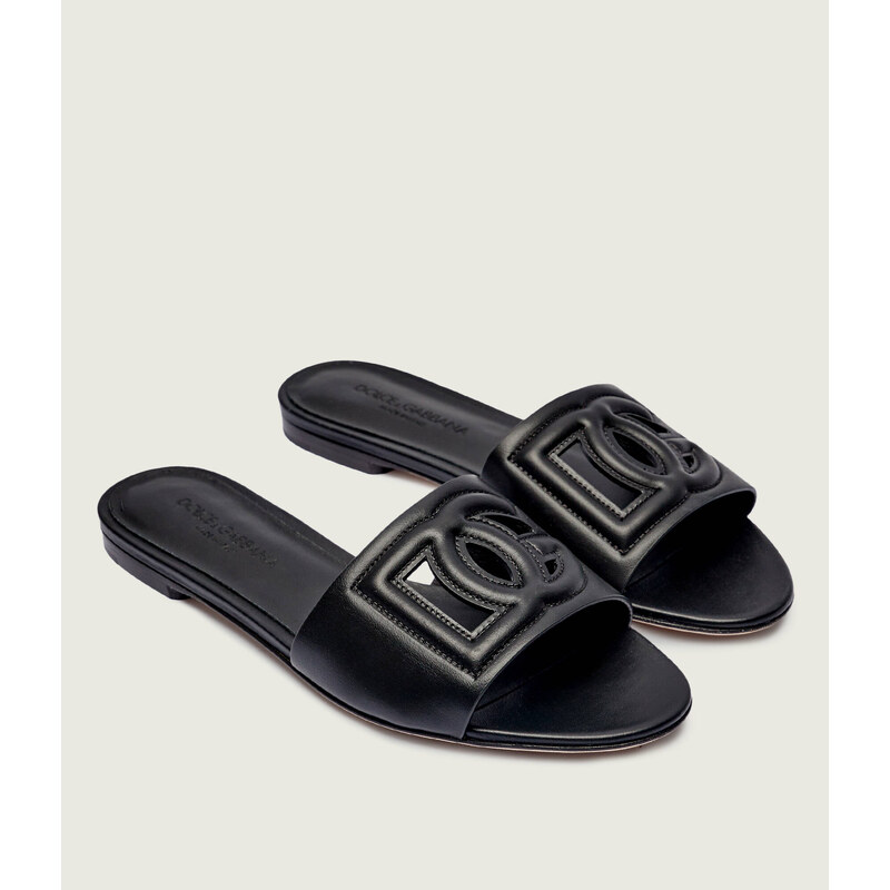 Dolce & Gabbana Kožené pantofle