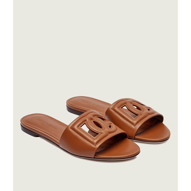 Dolce & Gabbana Kožené pantofle