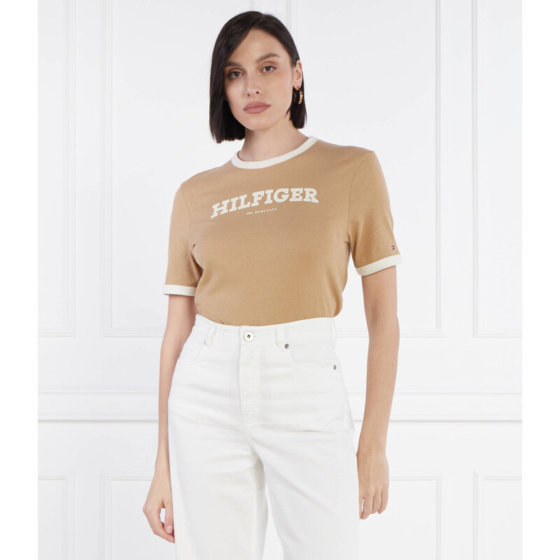 Tommy Hilfiger Tričko MONOTYPE FLOCK | Regular Fit 91030780