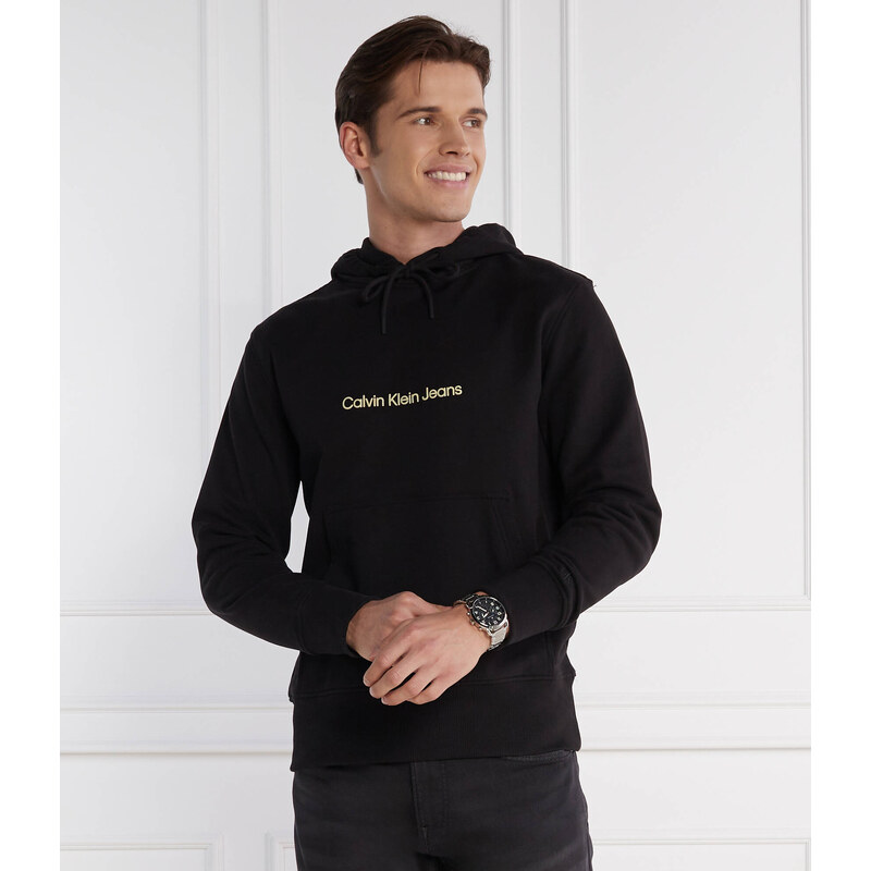 Calvin Klein Jeans Mikina SQUARE FREQUENCY LOGO | Comfort fit