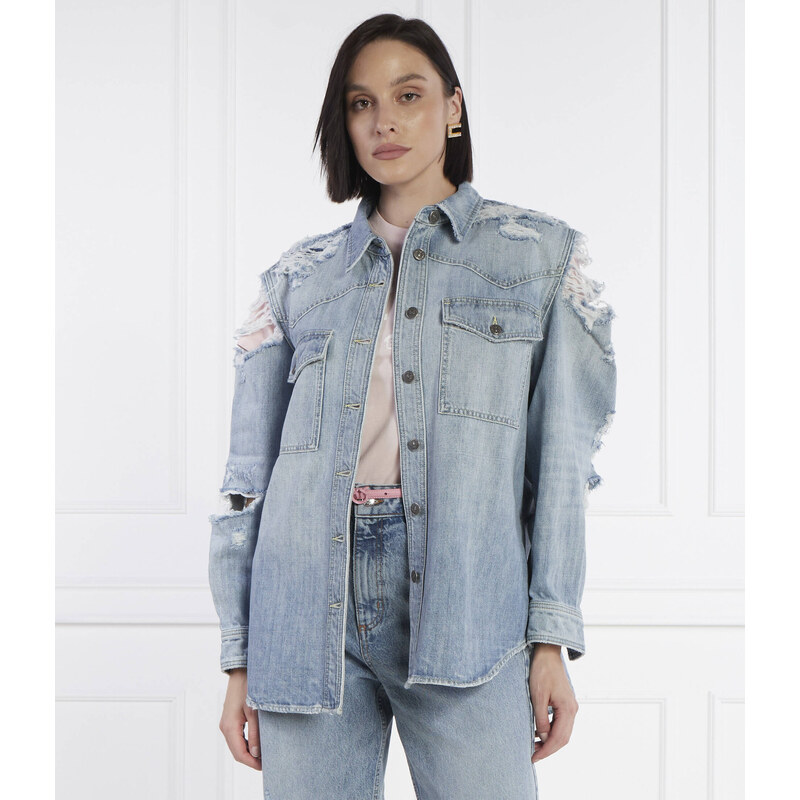 DONDUP - made in Italy Džínová košile | Oversize fit 90956833