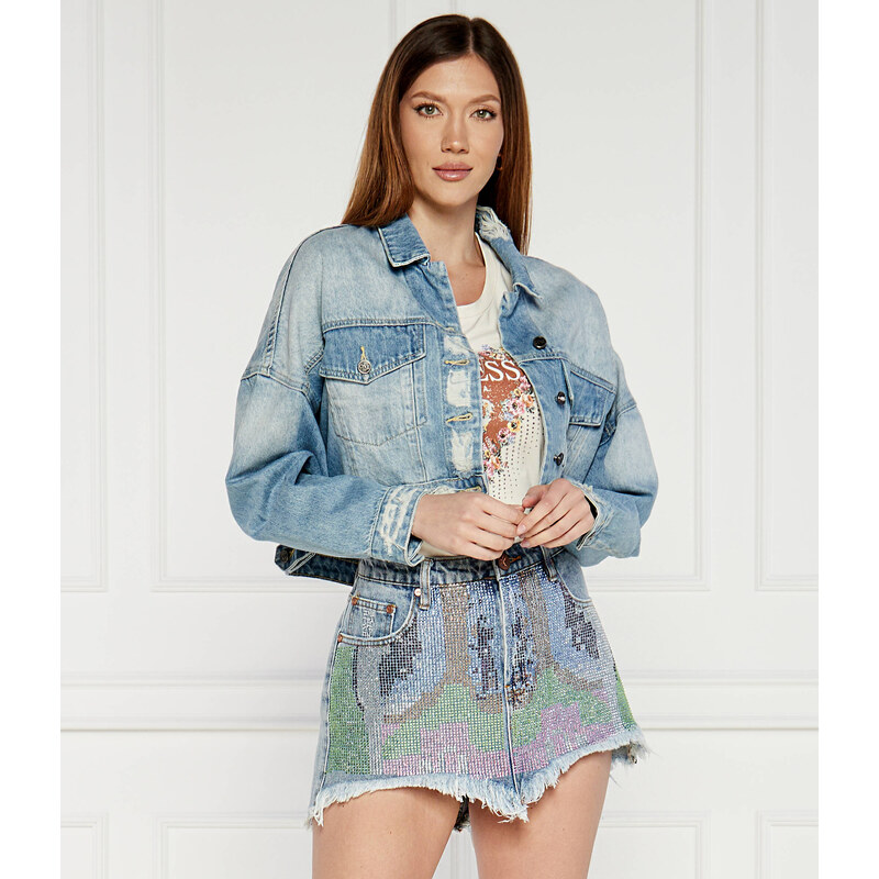 One Teaspoon Džínová bunda EAGLE | Cropped Fit