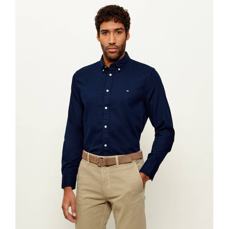 Tommy Hilfiger Košile DOBBY | Slim Fit