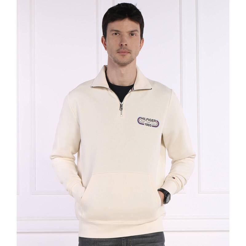 Tommy Hilfiger Mikina HILFIGER TRACK GRAPHIC HALF ZIP | Regular