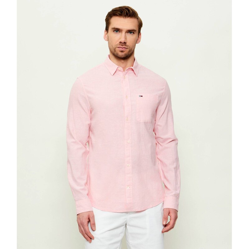 Tommy Jeans Lněná košile | Regular Fit