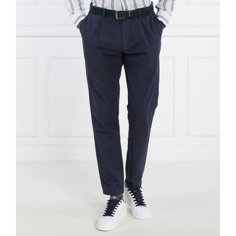 Tommy Hilfiger Kalhoty HARLEM | Slim Fit přidáním lnu