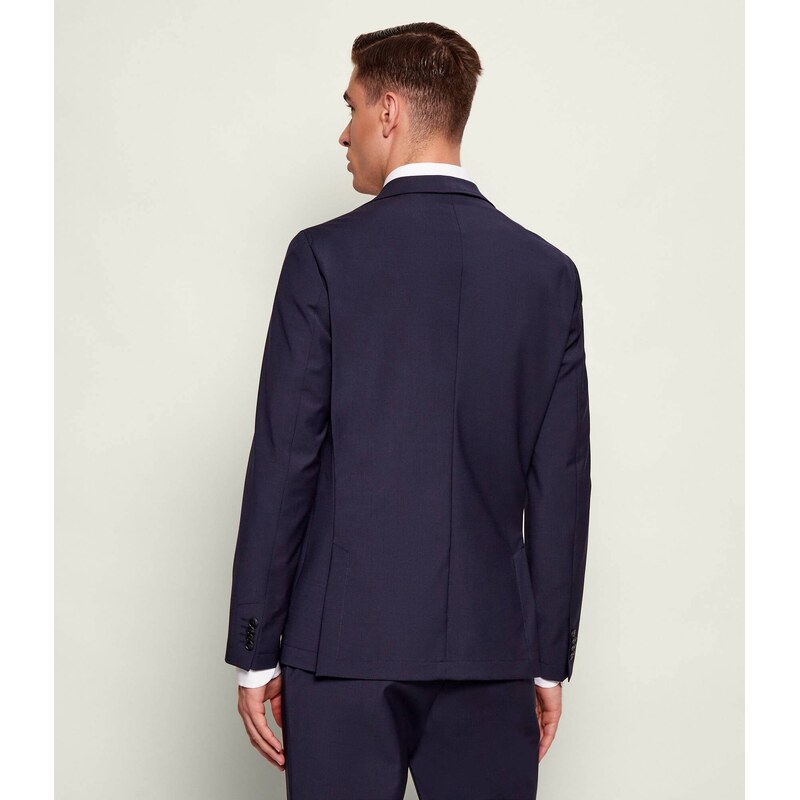 BOSS BLACK Vlněná sako P-Hanry-WG-253 | Slim Fit