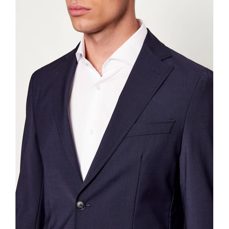 BOSS BLACK Vlněná sako P-Hanry-WG-253 | Slim Fit