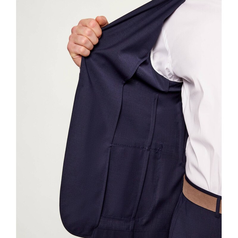 BOSS BLACK Vlněná sako P-Hanry-WG-253 | Slim Fit