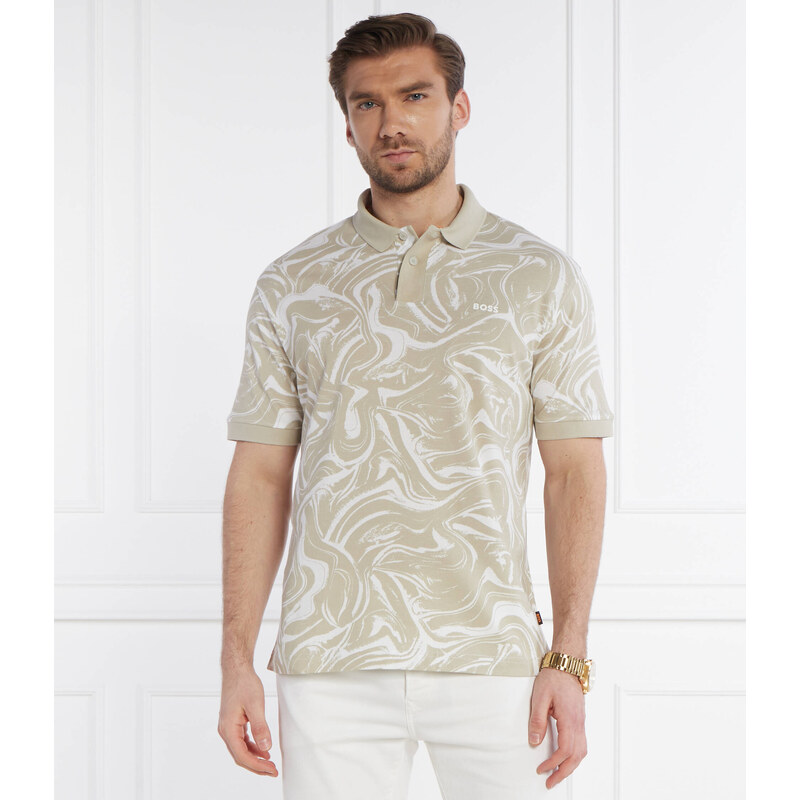 BOSS ORANGE Polokošile AlloverOcean | Regular Fit