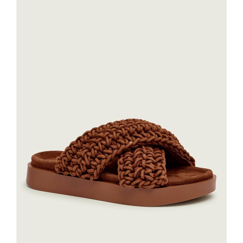 INUIKII Pantofle WOVEN | semiš 113882326