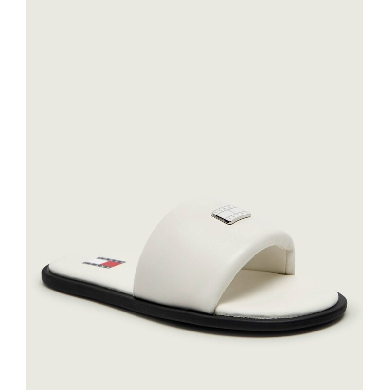 Tommy Jeans Kožené pantofle
