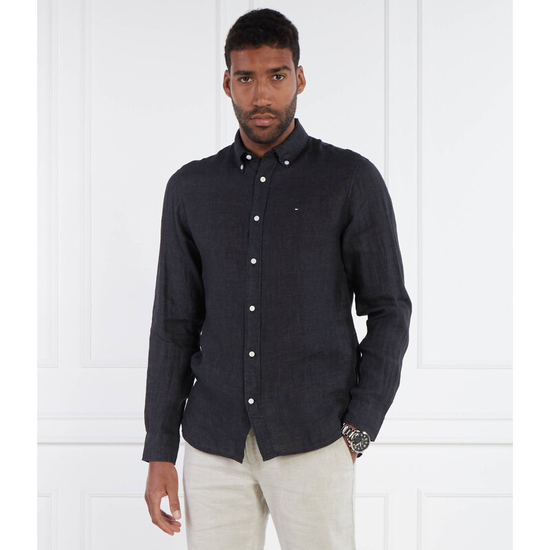 Tommy Hilfiger Lněná košile PIGMENT DYED | Regular Fit