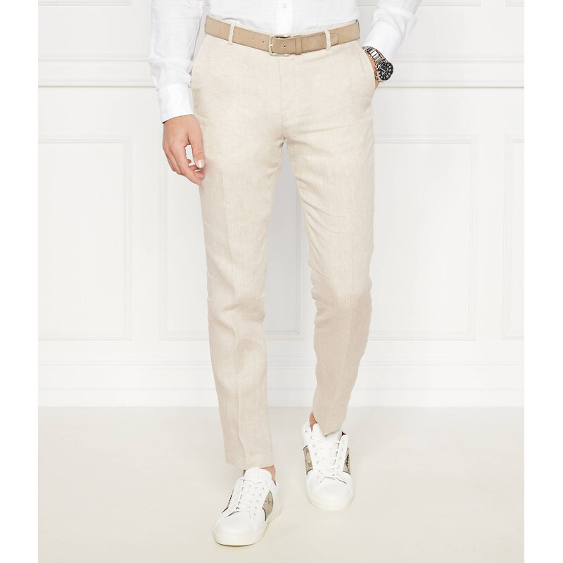 Joop! Lněné kalhoty chino JT-18Hank | Slim Fit