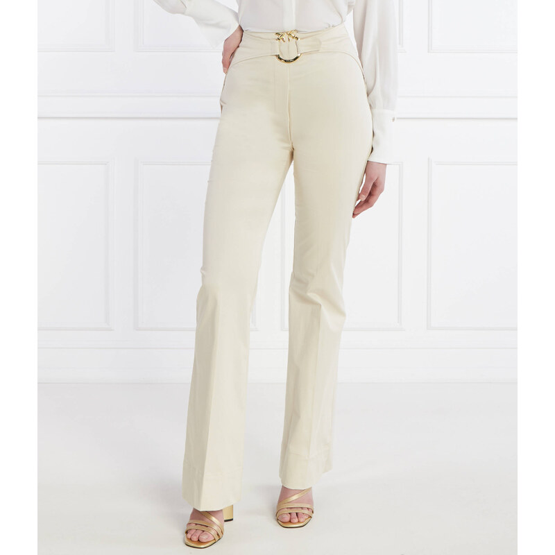 Pinko Kalhoty s páskem | flare fit | high waist