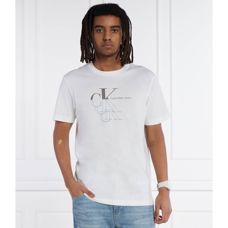 Calvin Klein Jeans Tričko MONOGRAM ECHO GRAPHIC | Regular Fit