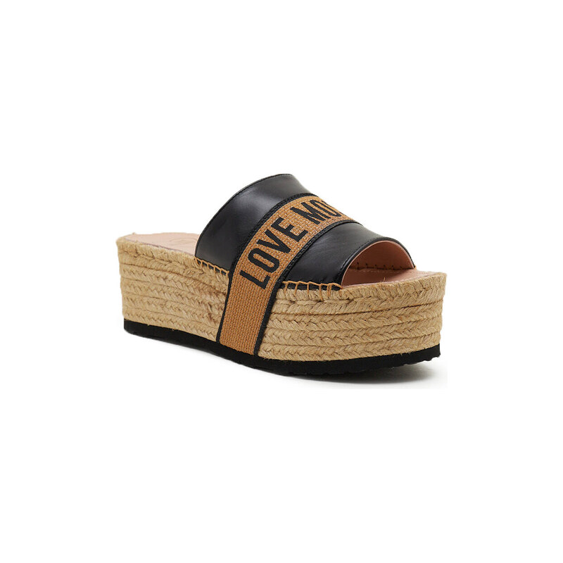 Love Moschino Kožené pantofle 90358167