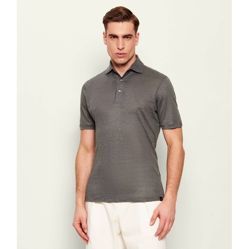 Gran Sasso Lněné polokošile | Slim Fit