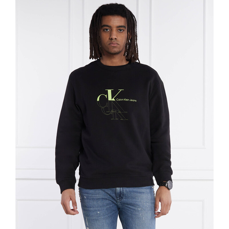 Calvin Klein Jeans Mikina MONOGRAM ECHO | Regular Fit