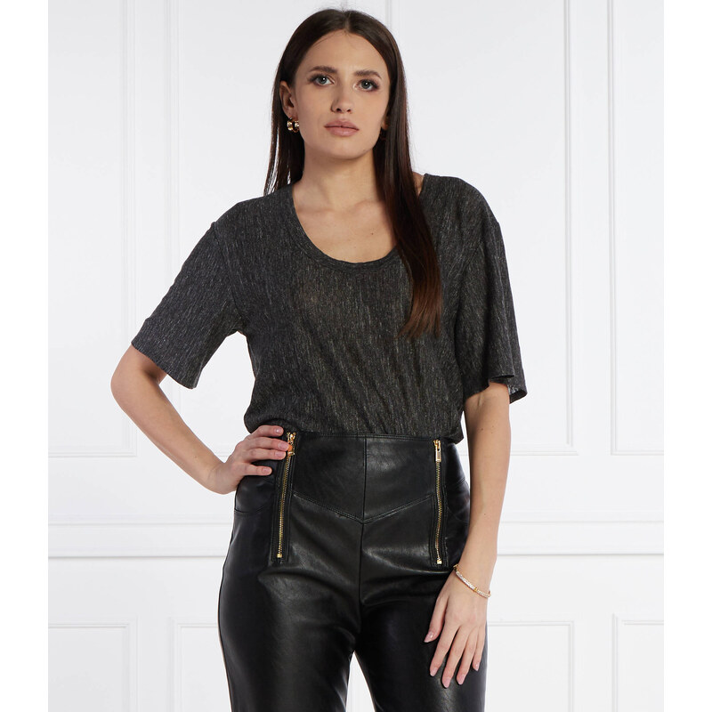 Pinko Lněný tričko | Relaxed fit