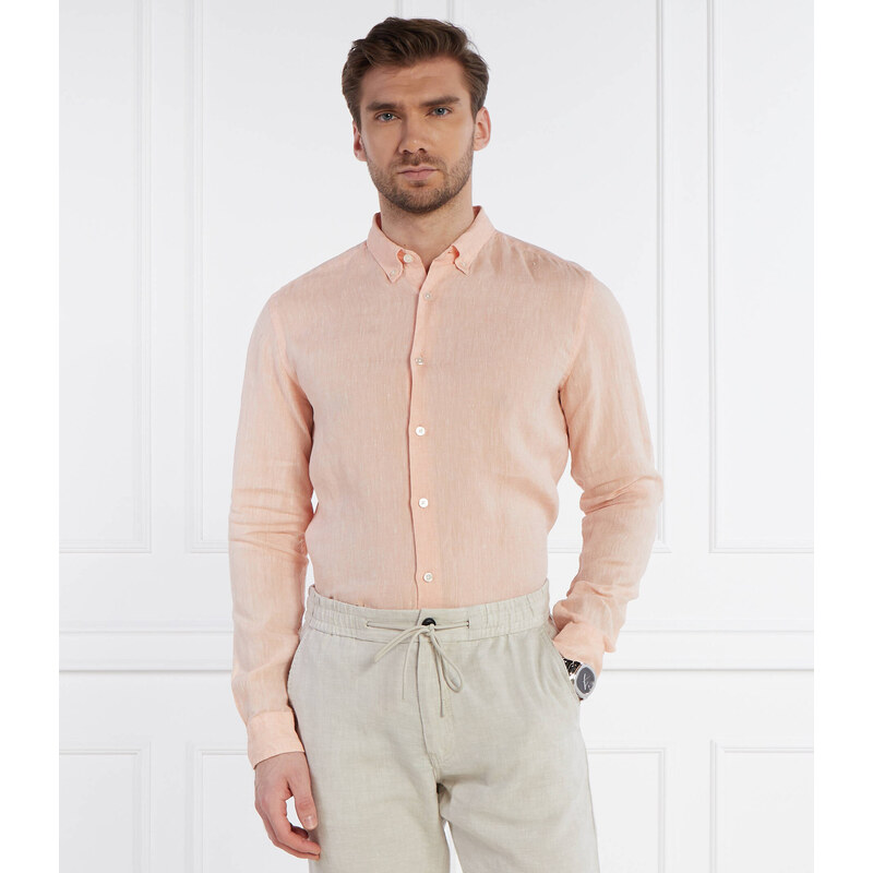 BOSS BLACK Lněná košile S-LIAM | Regular Fit
