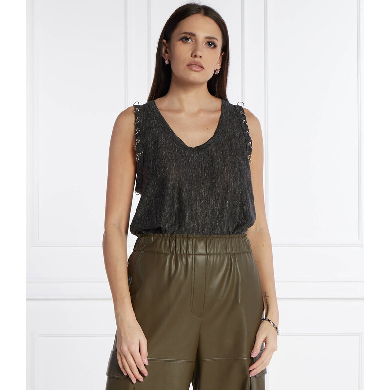 Pinko Lněný top | Relaxed fit