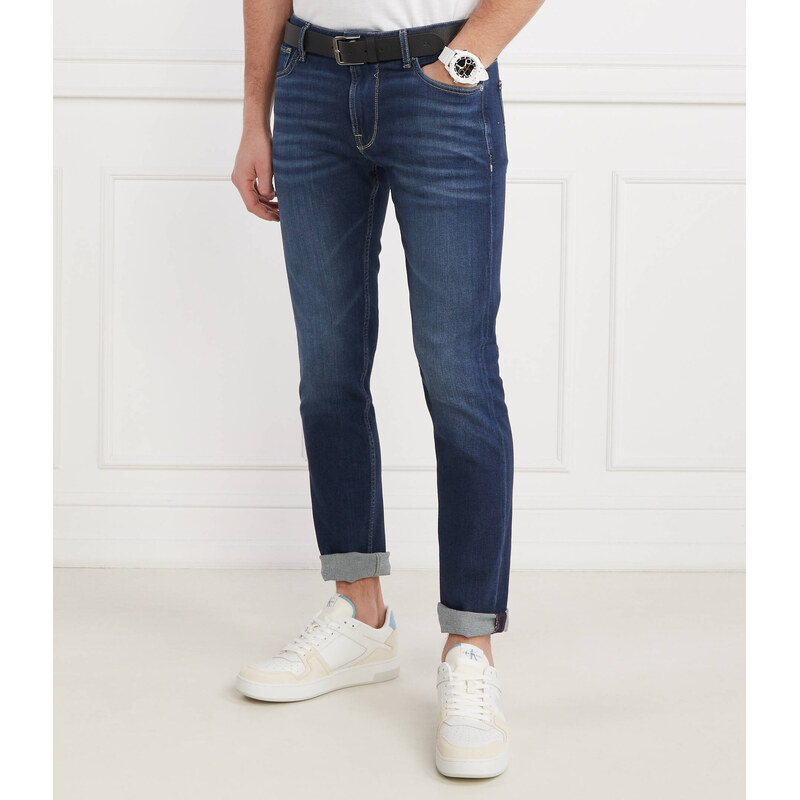 GUESS Džíny | Slim Fit |s příměsí hedvábí