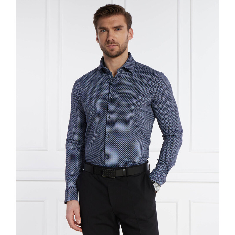 HUGO Košile Kenno | Slim Fit | stretch