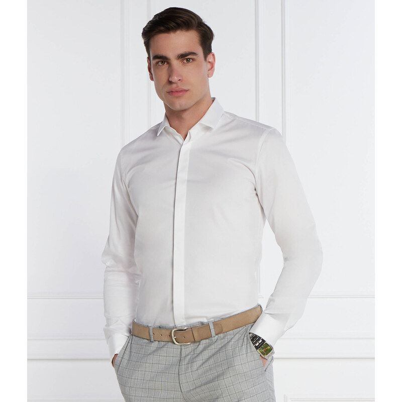HUGO Košile Ejinar | Extra slim fit | stretch