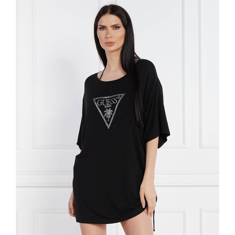 Guess Swimwear Tričko Coulisse | Relaxed fit
