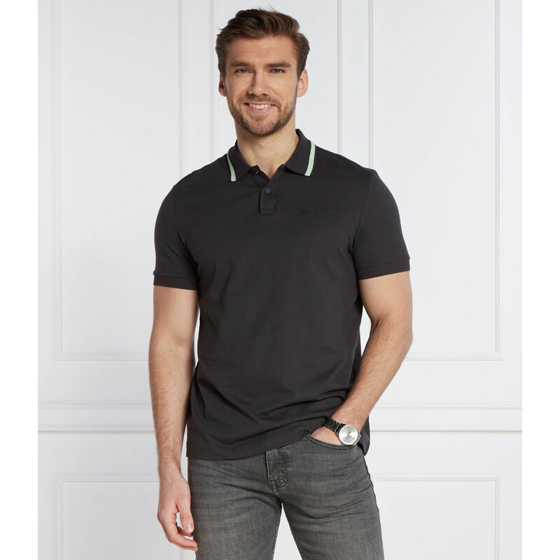 BOSS GREEN Polokošile Pio Badge | Regular Fit